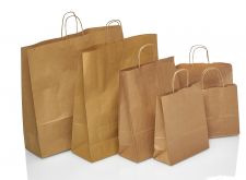 Papiertragetaschen Natur
