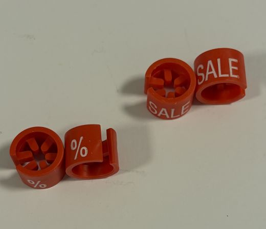 Größenreiter Mini rot bedruckt VE=100 Stück