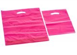 Tragetasche Pink transparent 25x33cm