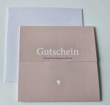 Gutschein Present altrosa neutral