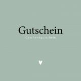 Gutschein Present mintgrün neutral