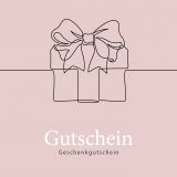Gutschein Present altrosa Geschenk