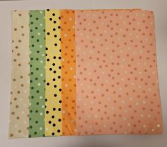 Flachbeutel 16x25cm bunt gepunktet