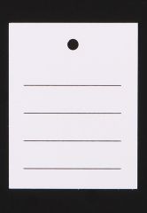 Einzel-Etikett 35x45mm weiß Liniert