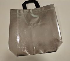 Non Woven Laminierte Oberfläche metall silber 40x35+12cm