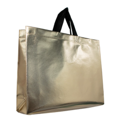 Non Woven Laminierte Oberfläche metall silber 40x35+12cm