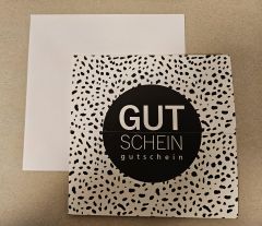 Gutschein Present weiß/schwarz