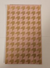 Flachbeutel 9,5x14cm rosa/beige