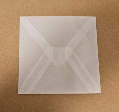 Gutschein Umschlag transparent